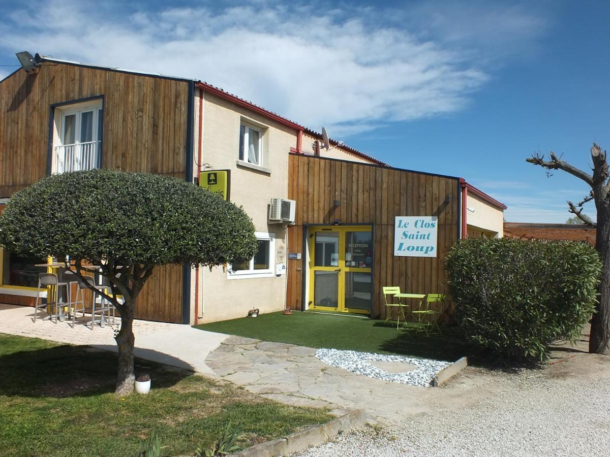 Logis Hotel Restaurant Le Clos Saint Loup Bram Buitenkant foto