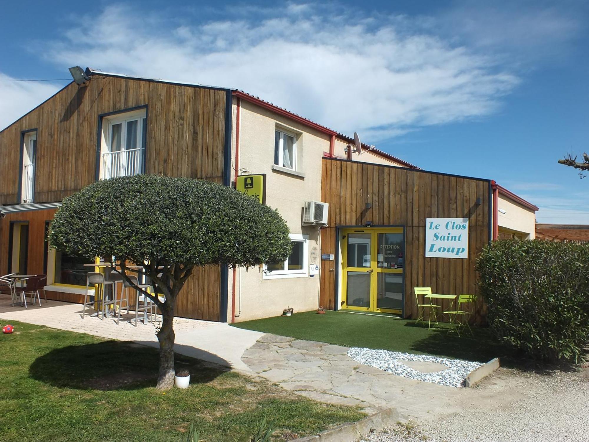Logis Hotel Restaurant Le Clos Saint Loup Bram Buitenkant foto